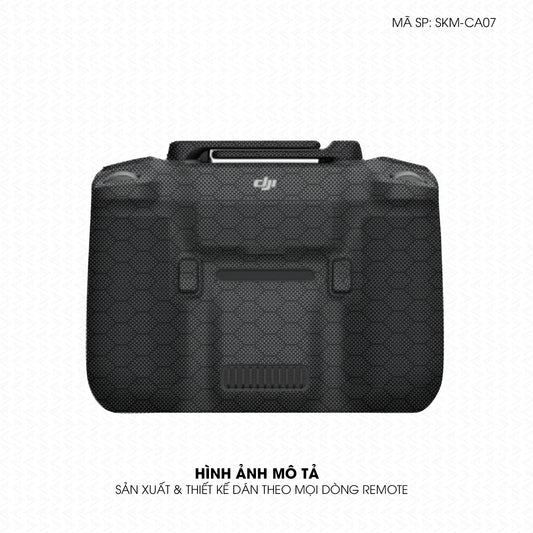 Dán Skin Remote (Điều Khiển) Vân Carbon Fiber Đen | SKM-CA07