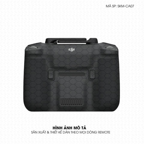 Dán Skin Remote (Điều Khiển) Vân Carbon Fiber Đen | SKM-CA07