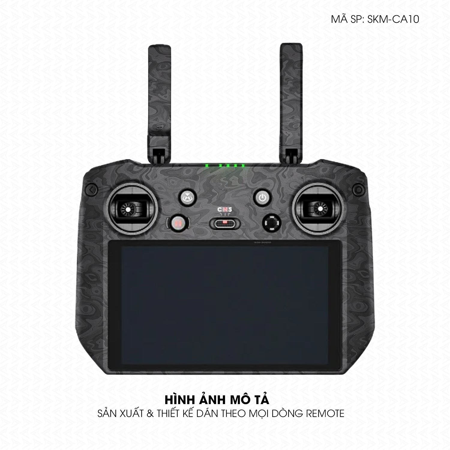 Dán Skin Remote (Điều Khiển) Vân Carbon Forget | SKM-CA10