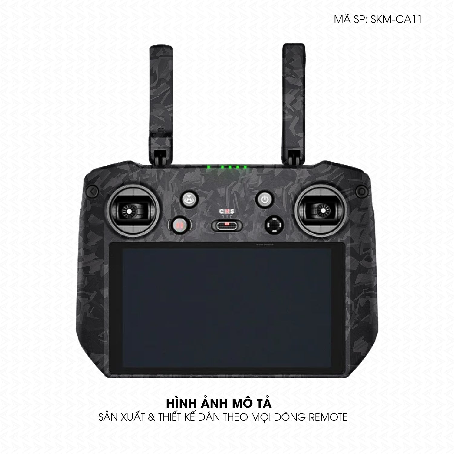 Dán Skin Remote (Điều Khiển) Vân Carbon Pattern | SKM-CA11