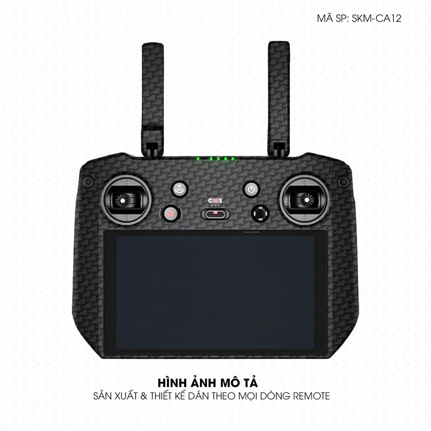 Dán Skin Remote (Điều Khiển) Vân Carbon Pattern Air | SKM-CA12
