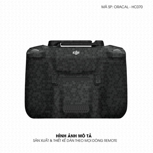 Dán Skin Remote (Điều Khiển) Vân Tổ Ong Đen | ORACAL-HC070