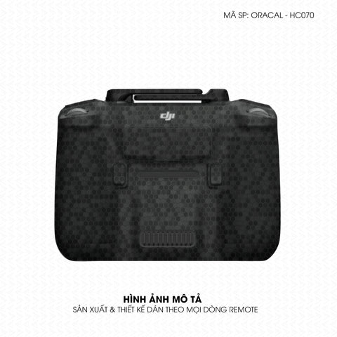 Dán Skin Remote (Điều Khiển) Vân Tổ Ong Đen | ORACAL-HC070