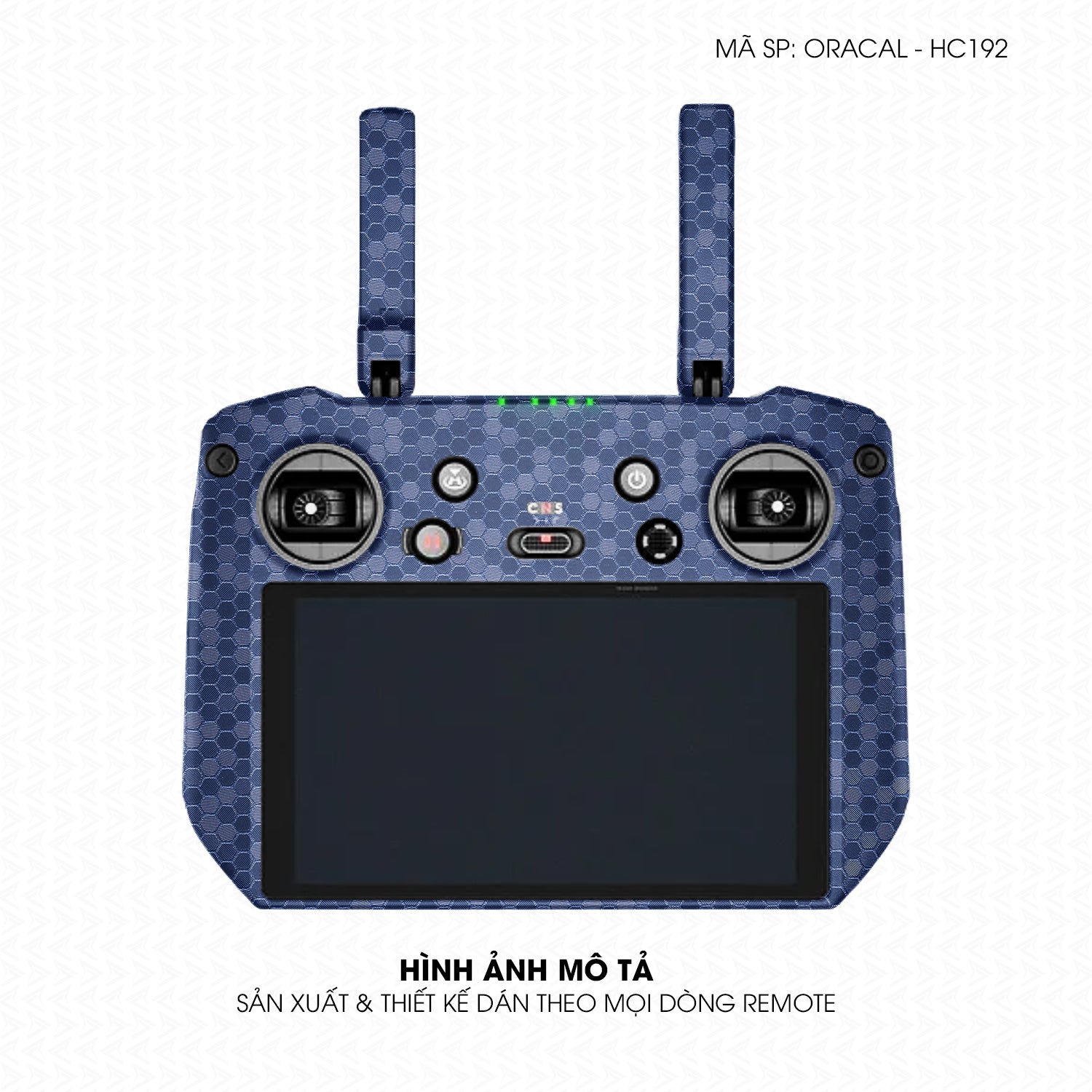 Dán Skin Remote (Điều Khiển) Vân Tổ Ong Xanh | ORACAL-HC192