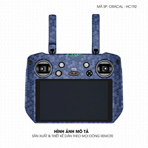 Dán Skin Remote (Điều Khiển) Vân Tổ Ong Xanh | ORACAL-HC192