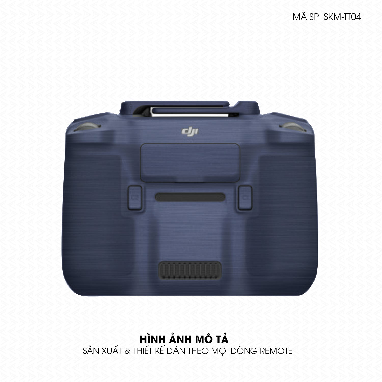 Dán Skin Remote (Điều Khiển) Vân Xước Titan Xanh | SKM-TT04