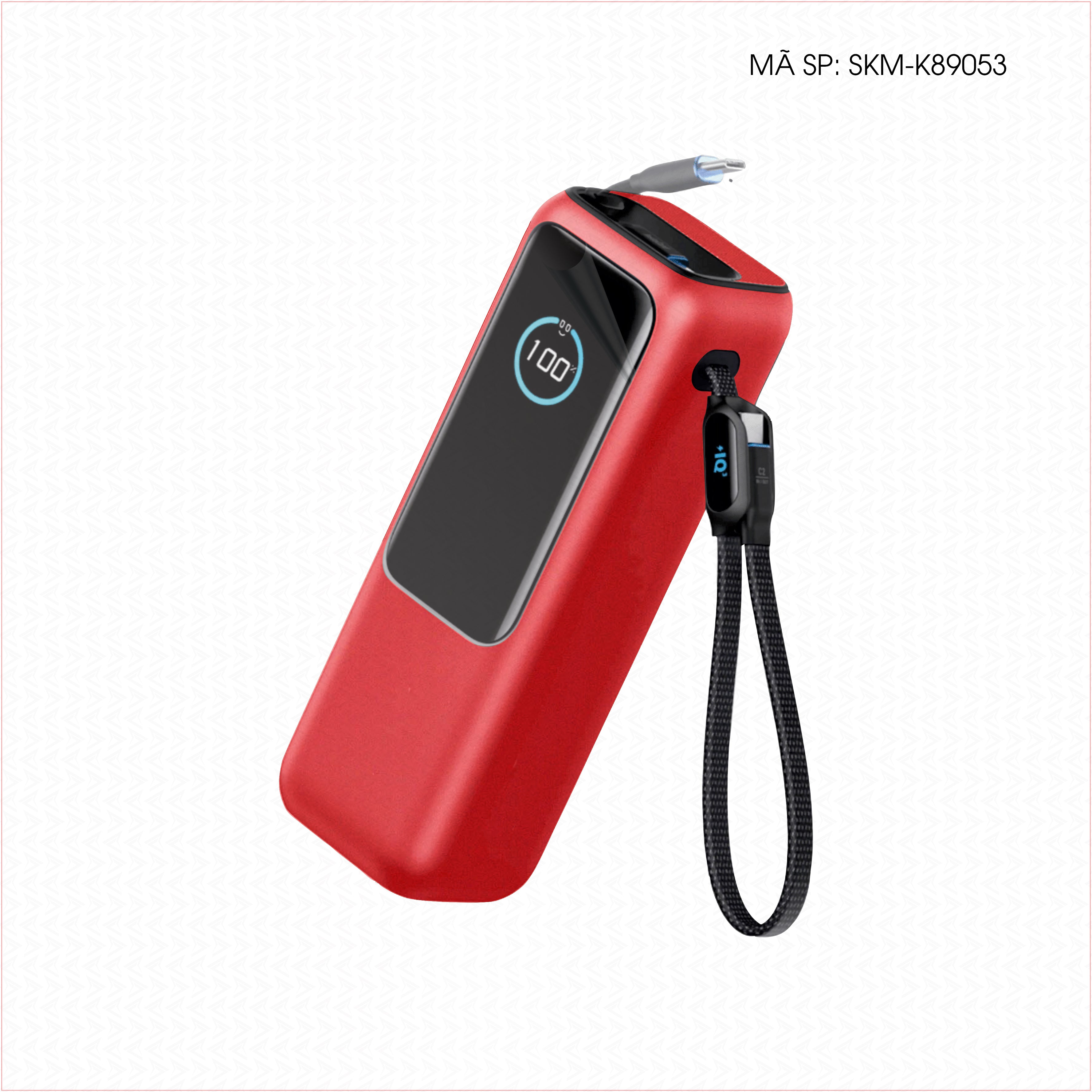 Dán Skin Sạc Dự Phòng Anker Đổi Màu Đỏ Lì | SKM-K89053