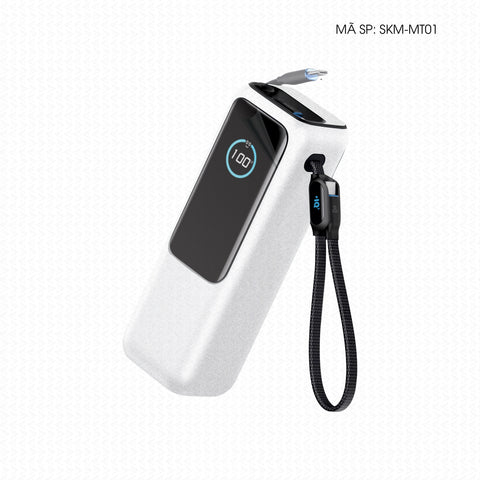 Dán Skin Sạc Dự Phòng Anker Đổi Màu Trắng | SKM-MT01