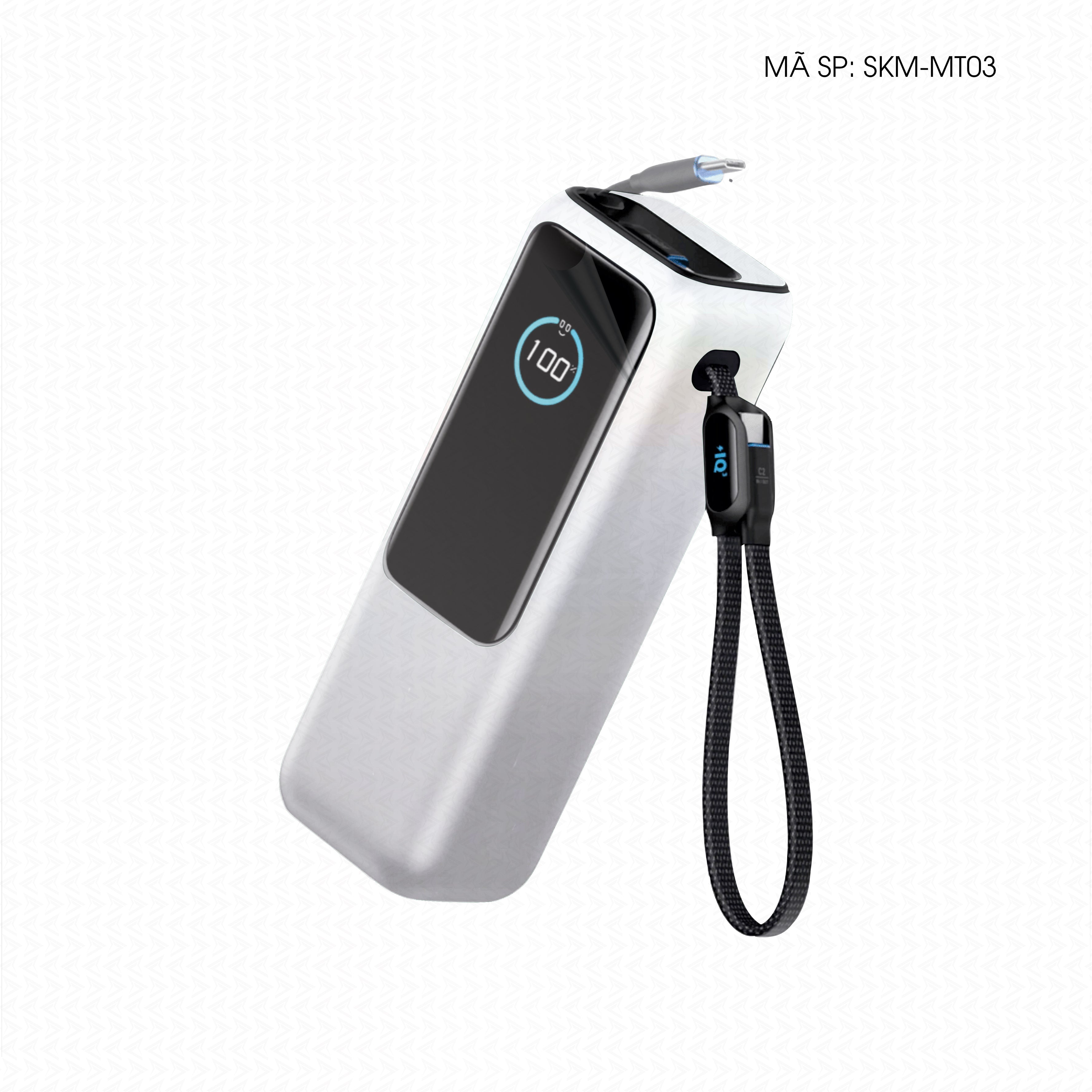 Dán Skin Sạc Dự Phòng Anker Đổi Màu Trắng Ngọc Trai | SKM-MT03