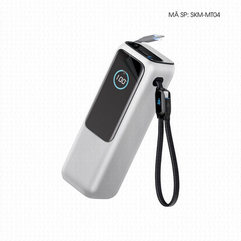 Dán Skin Sạc Dự Phòng Anker Đổi Màu Bạc | SKM-MT04