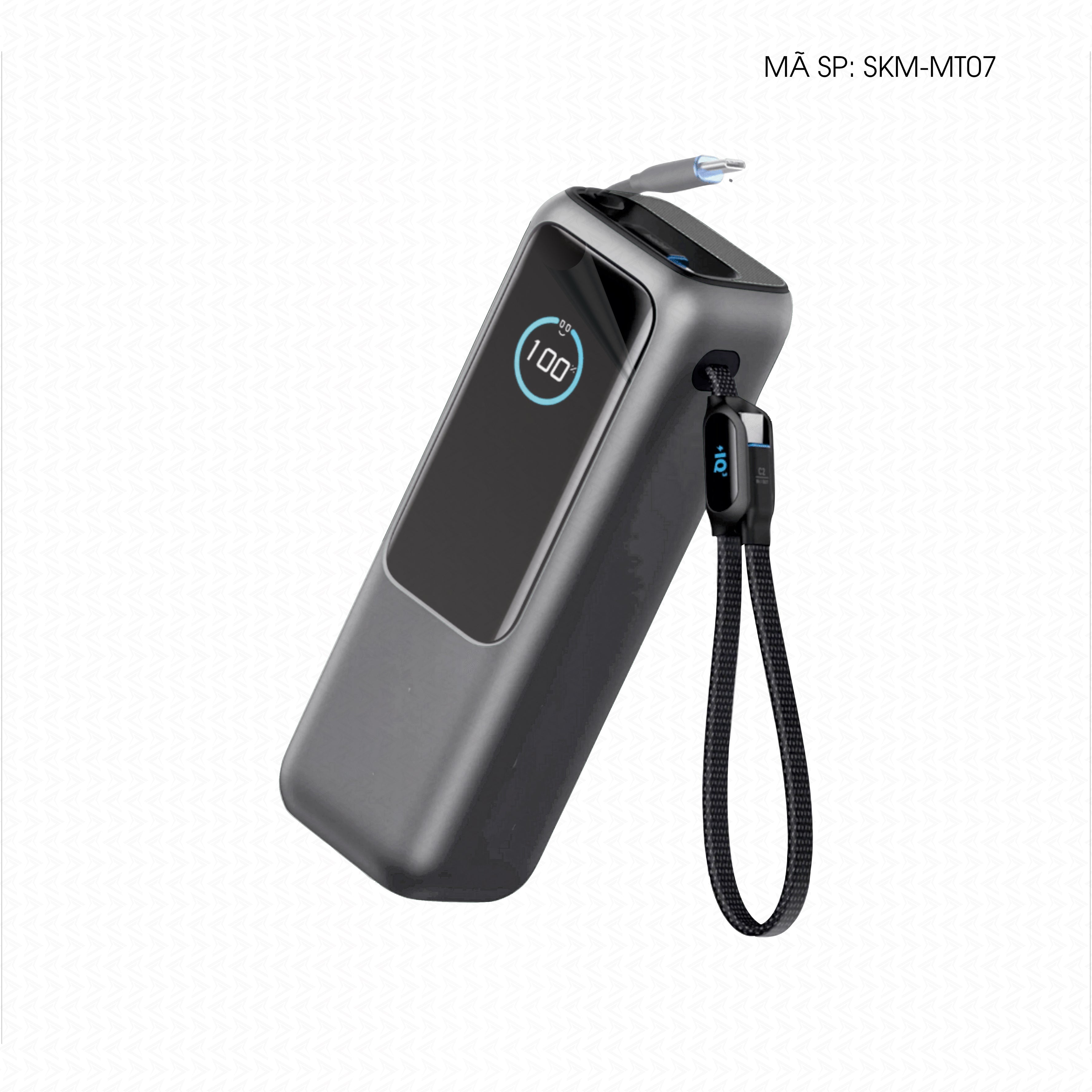 Dán Skin Sạc Dự Phòng Anker Đổi Màu Xám Metallic | SKM-MT07