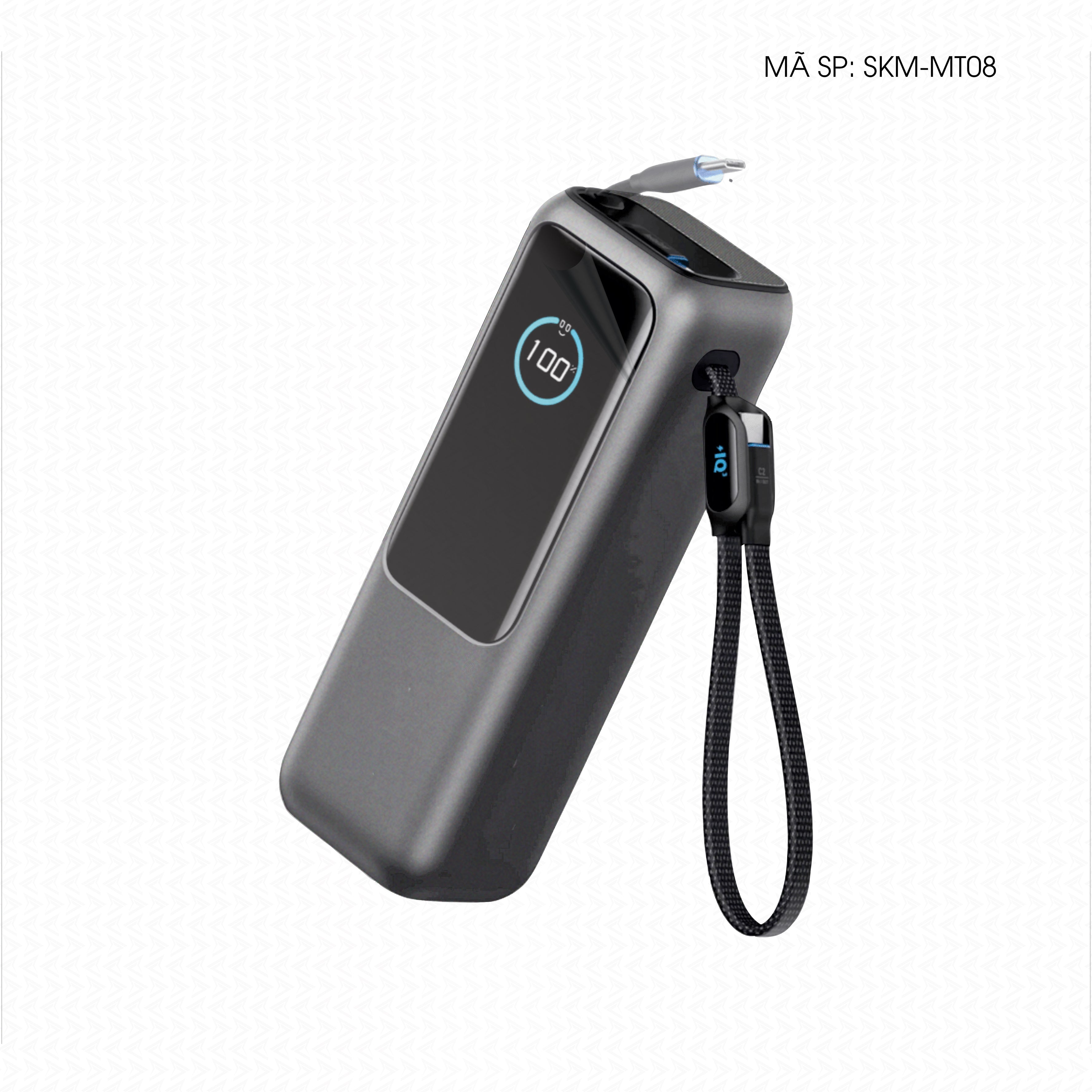 Dán Skin Sạc Dự Phòng Anker Đổi Màu Xám Xi | SKM-MT08