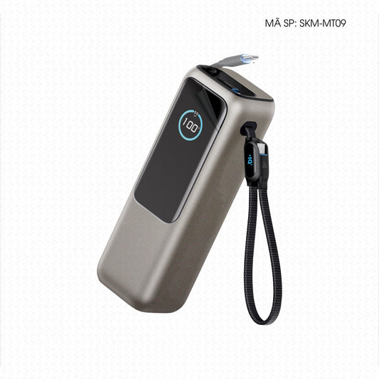 Dán Skin Sạc Dự Phòng Anker Đổi Màu Titanium | SKM-MT09