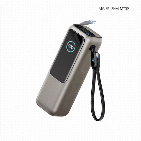 Dán Skin Sạc Dự Phòng Anker Đổi Màu Titanium | SKM-MT09