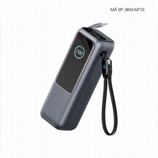Dán Skin Sạc Dự Phòng Anker Đổi Màu Xanh Xám | SKM-MT10