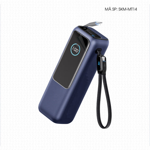 Dán Skin Sạc Dự Phòng Anker Đổi Màu Xanh Navy | SKM-MT14