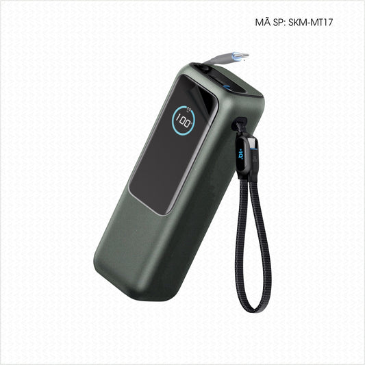 Dán Skin Sạc Dự Phòng Anker Đổi Màu Xanh Rêu | SKM-MT17