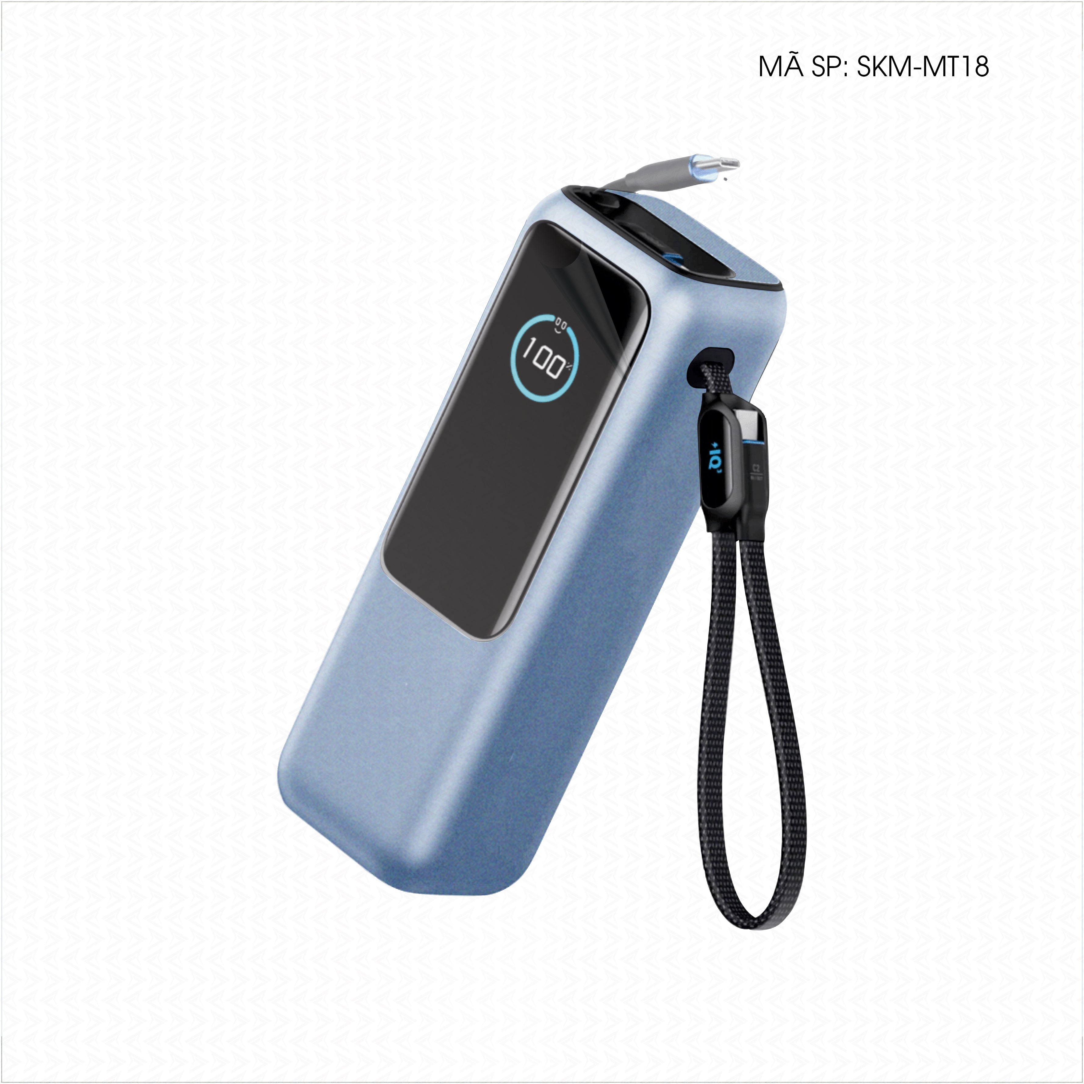 Dán Skin Sạc Dự Phòng Anker Đổi Màu Xanh Sierra | SKM-MT18