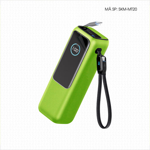 Dán Skin Sạc Dự Phòng Anker Đổi Màu Xanh Nõn | SKM-MT20