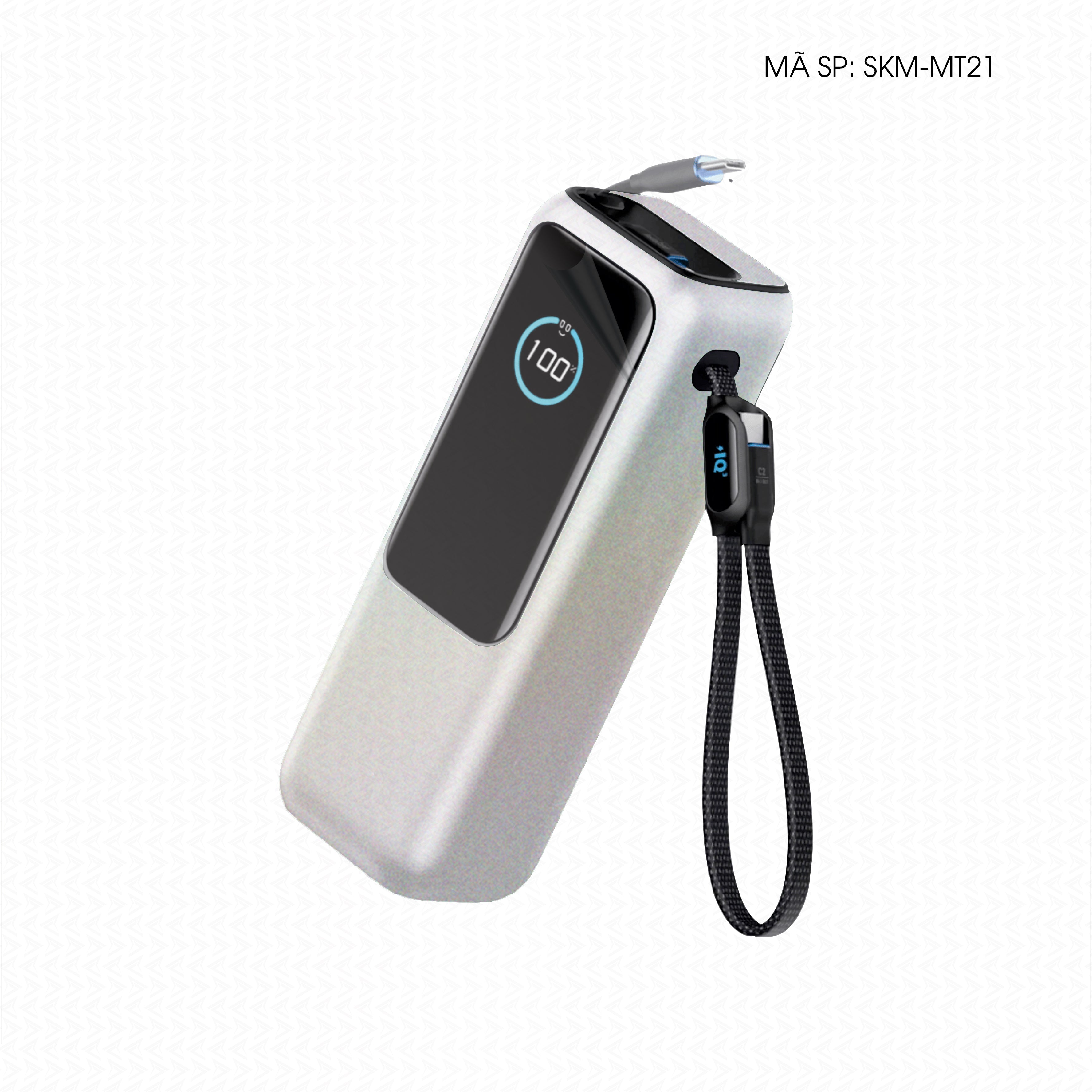 Dán Skin Sạc Dự Phòng Anker Đổi Màu Bạc Chuyển Sắc | SKM-MT21