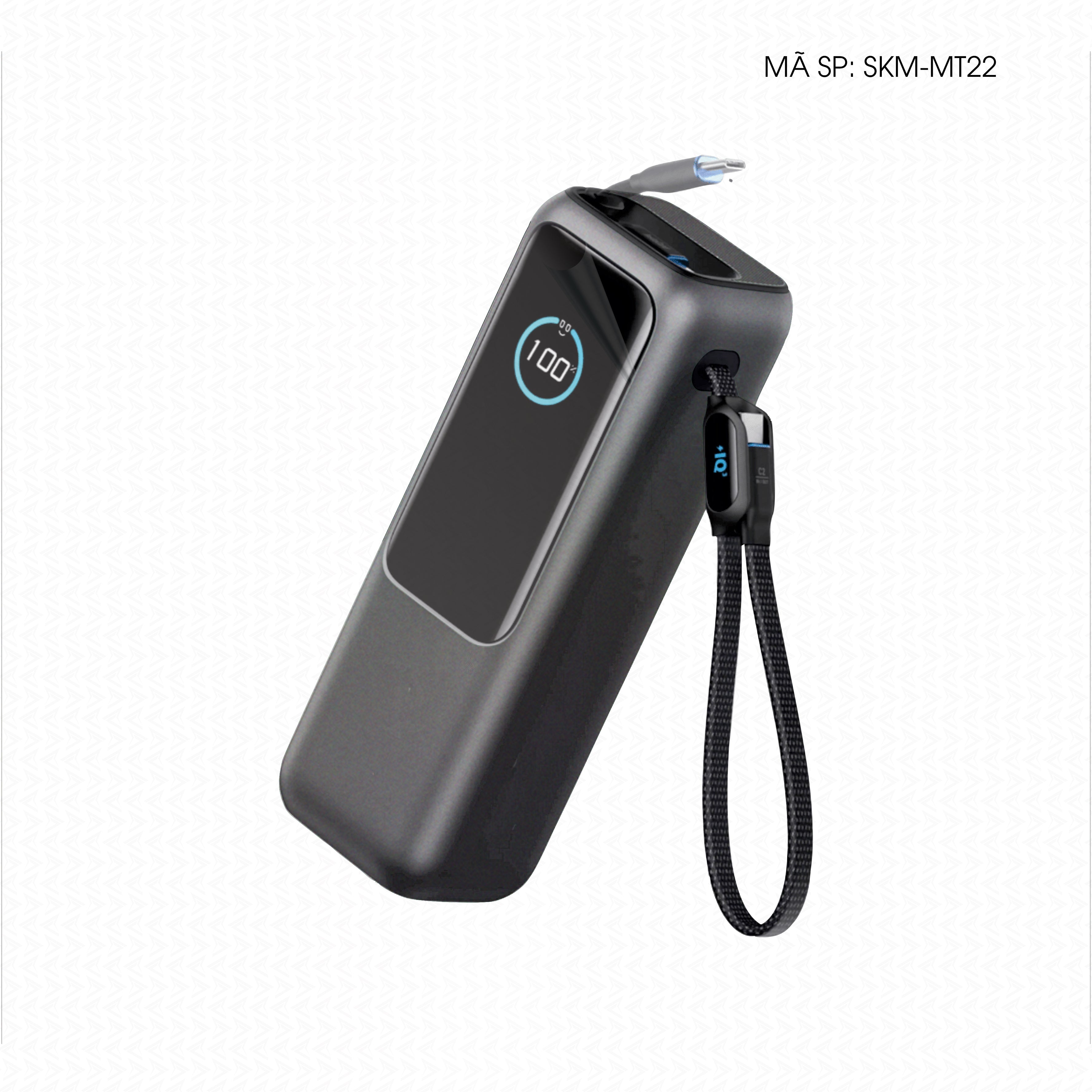 Dán Skin Sạc Dự Phòng Anker Đổi Màu Đen Ánh Cầu Vồng | SKM-MT22