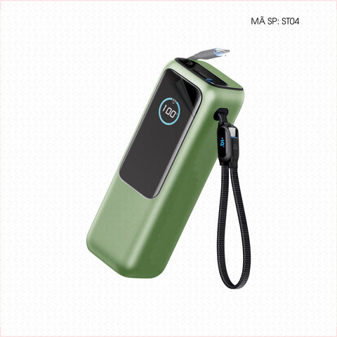 Dán Skin Sạc Dự Phòng Anker Đổi Màu Xanh Lá Nhạt | ST04