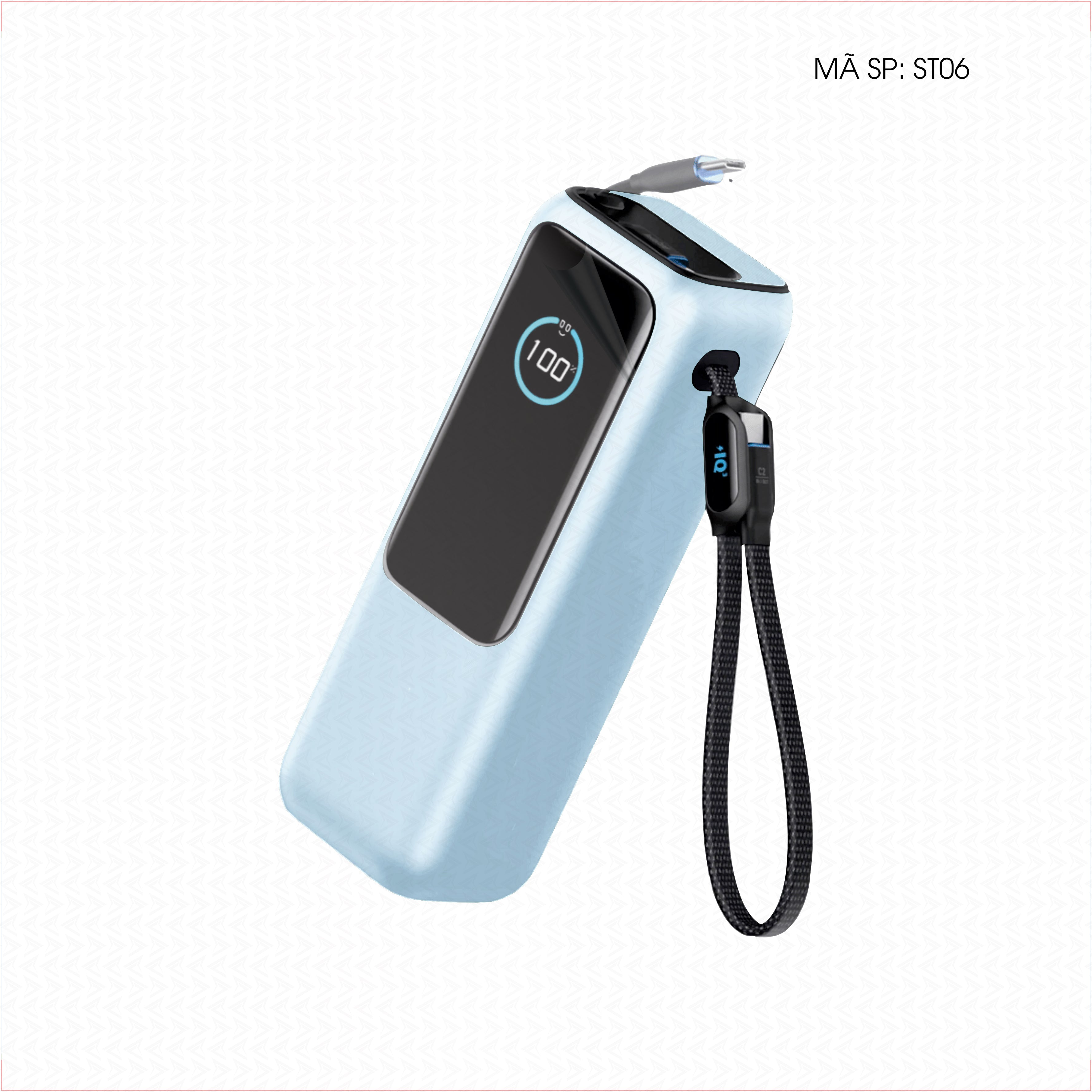 Dán Skin Sạc Dự Phòng Anker Đổi Màu Xanh Baby | ST06