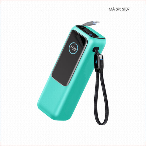 Dán Skin Sạc Dự Phòng Anker Đổi Màu Xanh Tiffany | ST07
