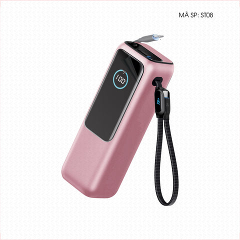 Dán Skin Sạc Dự Phòng Anker Đổi Màu Hồng | ST08