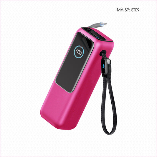 Dán Skin Sạc Dự Phòng Anker Đổi Màu Hồng Đậm | ST09