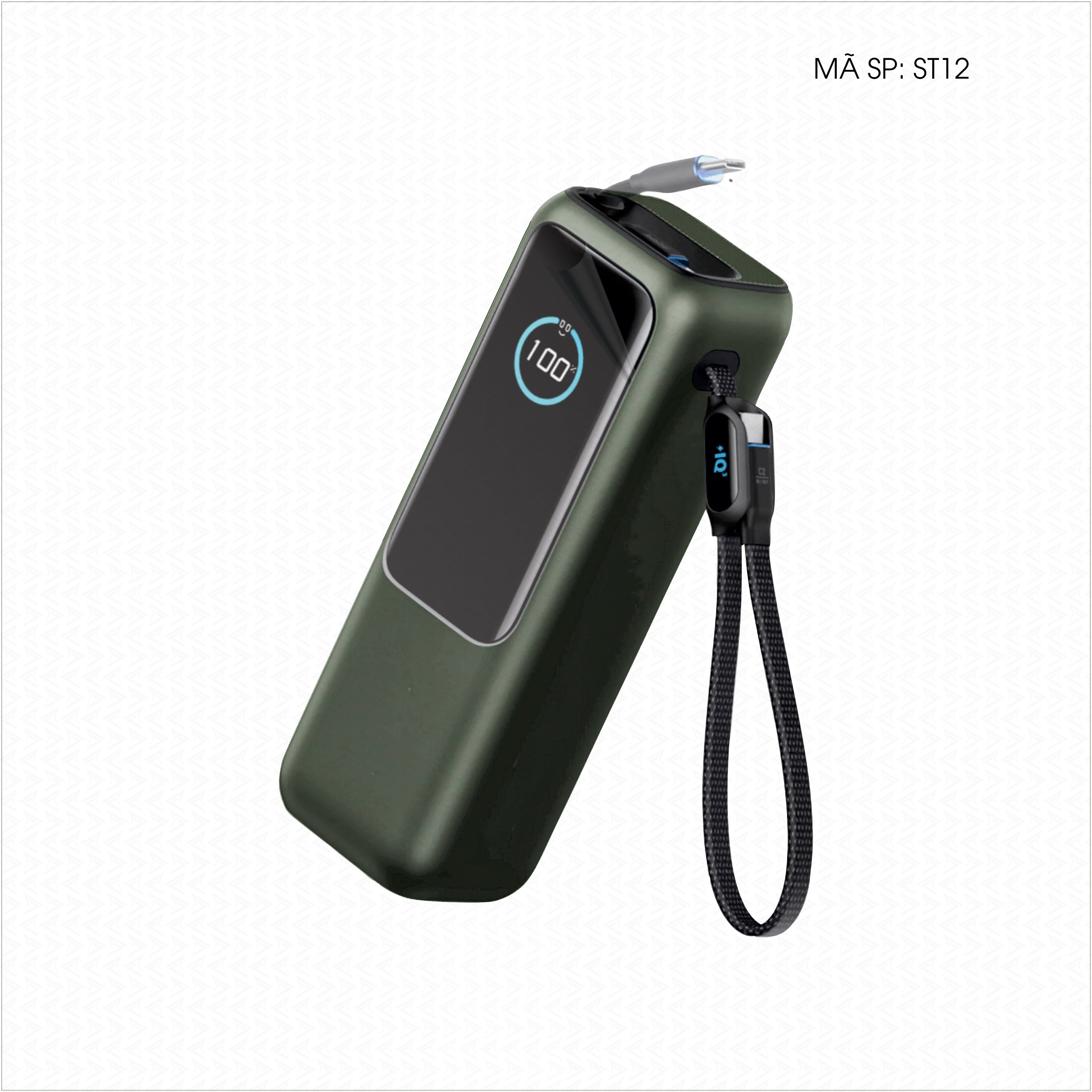 Dán Skin Sạc Dự Phòng Anker Đổi Màu Xanh Quân Đội | ST12