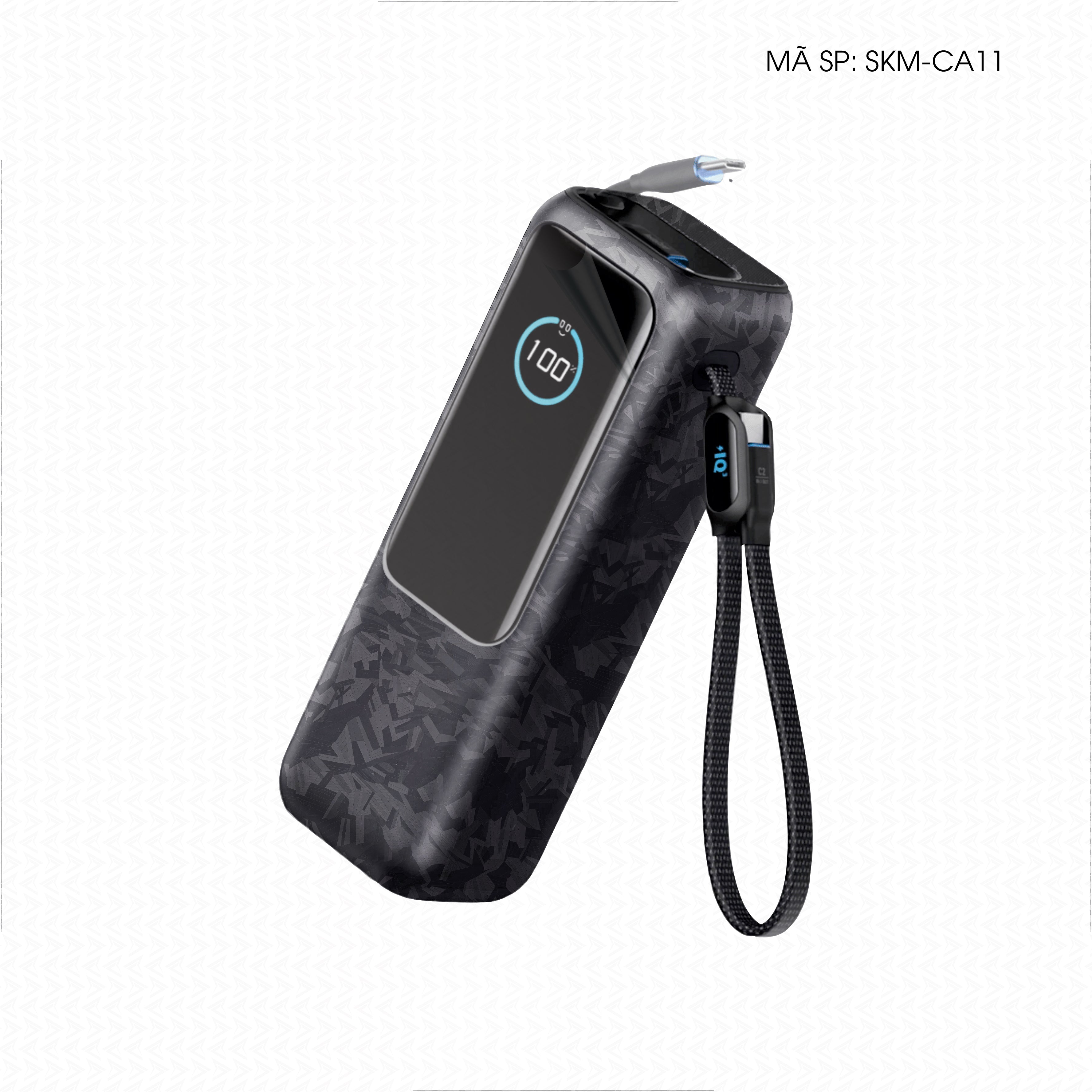 Dán Skin Sạc Dự Phòng Anker Vân Carbon Forget | SKM-CA11
