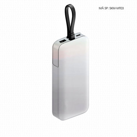 Dán Skin Sạc Dự Phòng Cutek Đổi Màu Trắng Ngọc Trai | SKM-MT03