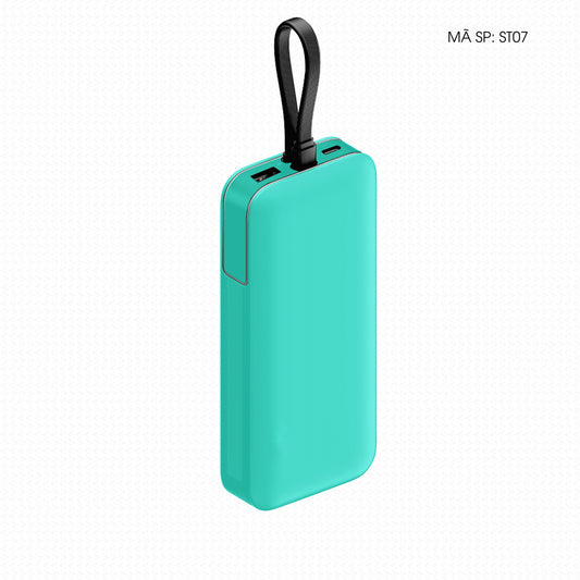 Dán Skin Sạc Dự Phòng Cutek Đổi Màu Xanh Tiffany | ST07