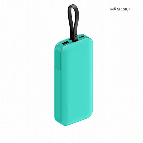 Dán Skin Sạc Dự Phòng Cutek Đổi Màu Xanh Tiffany | ST07