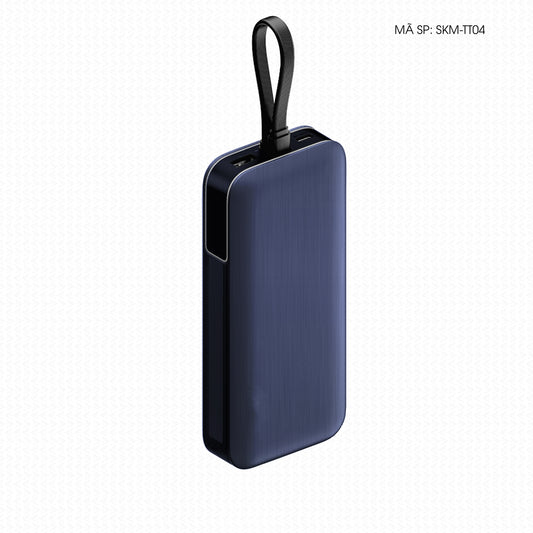 Dán Skin Sạc Dự Phòng Cutek Vân Xước Titan Xanh | SKM-TT05