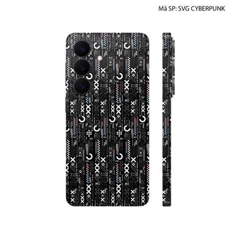 Dán Skin Galaxy S26 Series Hình SVG Cyberpunk Đen