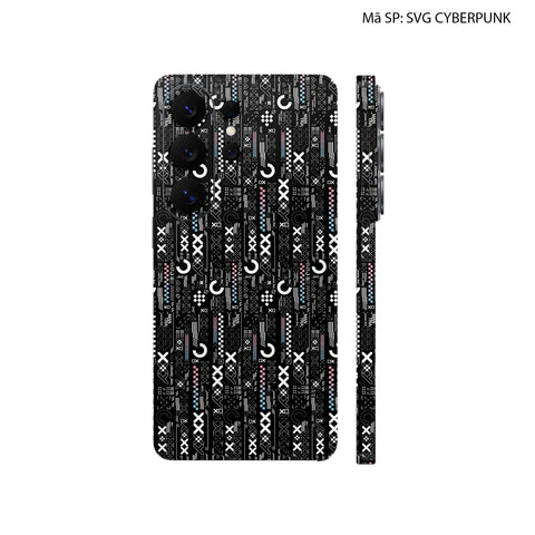 Dán Skin Galaxy S26 Series Hình SVG Cyberpunk Đen