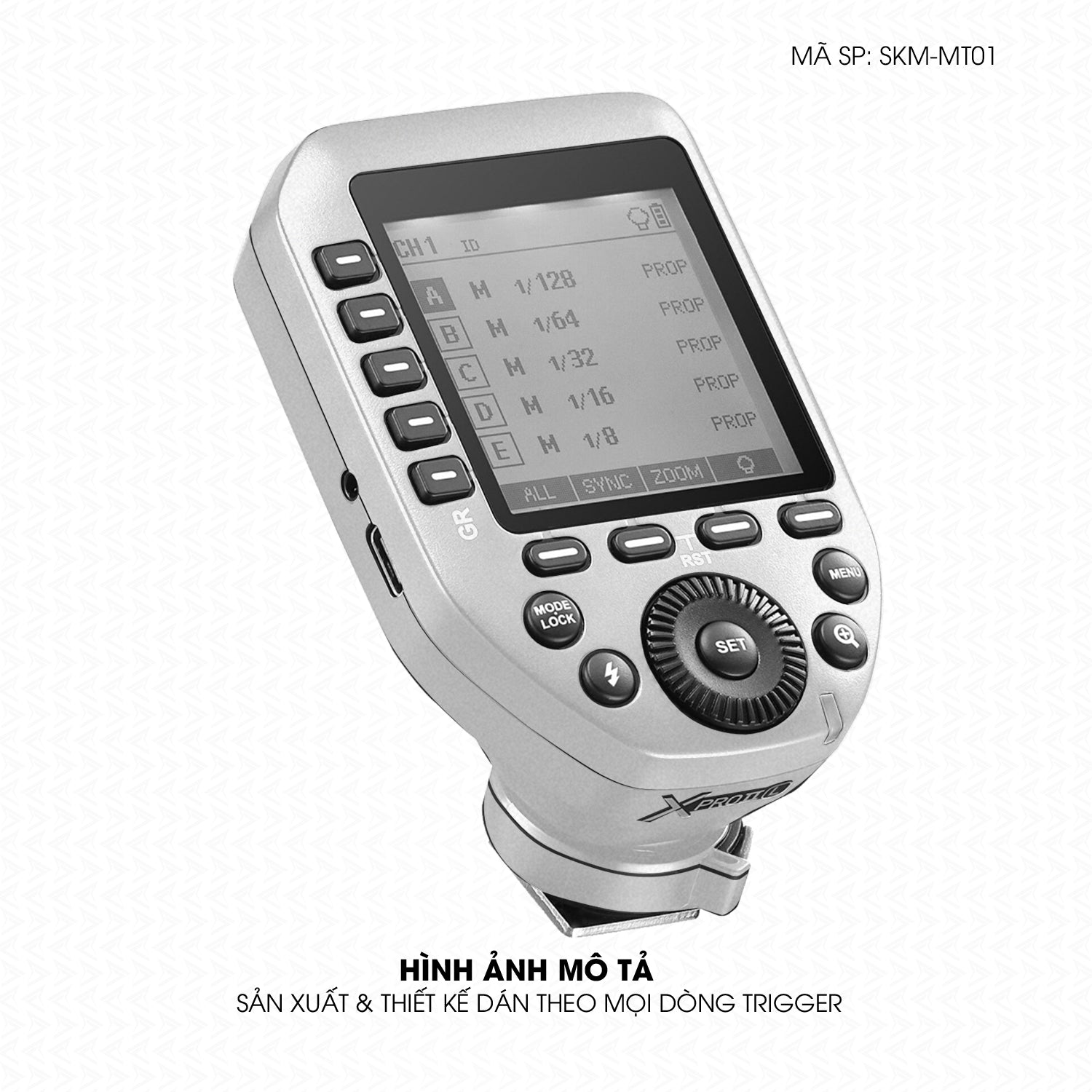 Dán Skin Trigger Máy Ảnh Đổi Màu Trắng | SKM-MT01