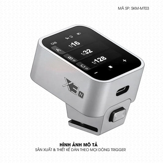 Dán Skin Trigger Máy Ảnh Đổi Màu Trắng Ngọc Trai | SKM-MT03