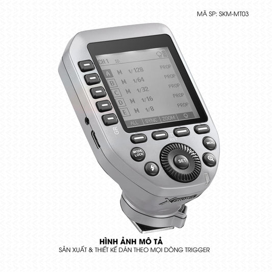 Dán Skin Trigger Máy Ảnh Đổi Màu Trắng Ngọc Trai | SKM-MT03