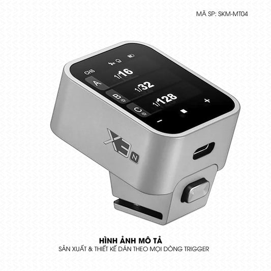 Dán Skin Trigger Máy Ảnh Đổi Màu Bạc | SKM-MT04