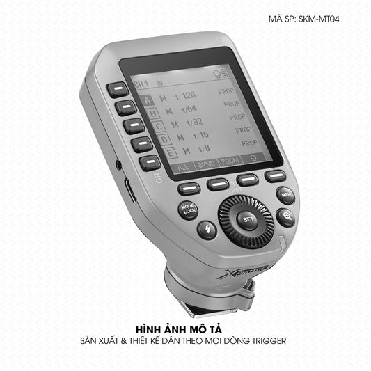 Dán Skin Trigger Máy Ảnh Đổi Màu Bạc | SKM-MT04