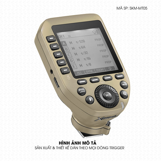 Dán Skin Trigger Máy Ảnh Đổi Màu Vàng Sampanh | SKM-MT05