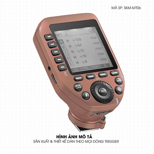 Dán Skin Trigger Máy Ảnh Đổi Màu Vàng Hồng | SKM-MT06