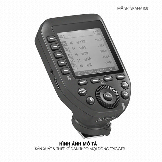 Dán Skin Trigger Máy Ảnh Đổi Màu Xám Xi | SKM-MT08