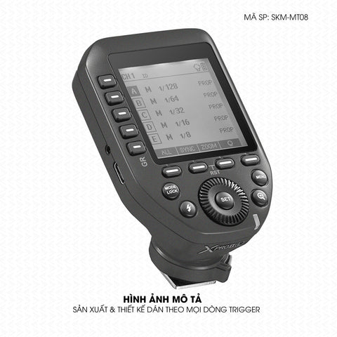 Dán Skin Trigger Máy Ảnh Đổi Màu Xám Xi | SKM-MT08