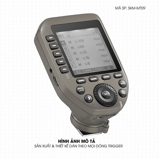 Dán Skin Trigger Máy Ảnh Đổi Màu Titanium | SKM-MT09