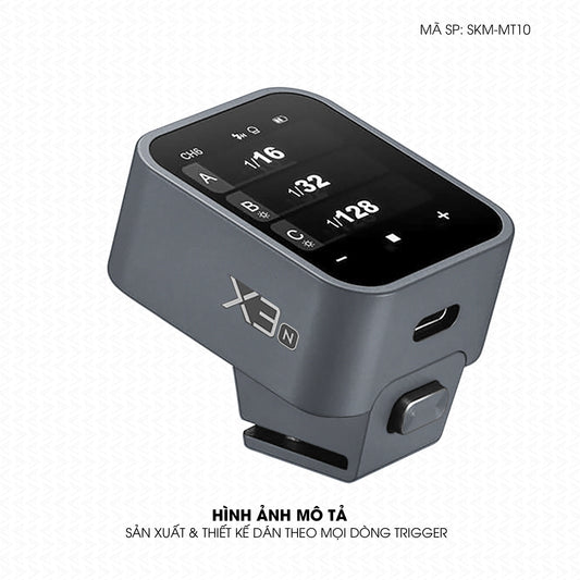 Dán Skin Trigger Máy Ảnh Đổi Màu Xanh Xám | SKM-MT10