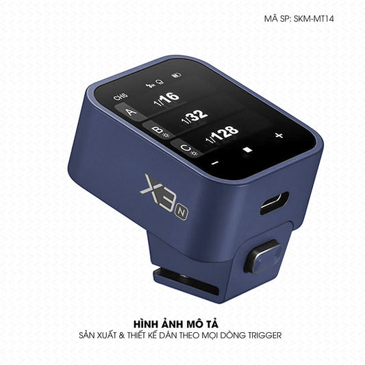 Dán Skin Trigger Máy Ảnh Đổi Màu Xanh Navy | SKM-MT14